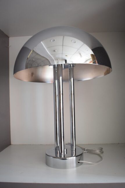Retro Chrome Dome Desk Lamp